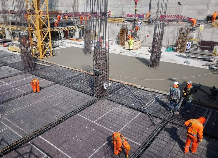 Pre armado de ampliación Real Plaza Santa Anita